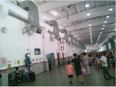  廣州東站汽車(chē)客運(yùn)站環(huán)?？照{(diào)降溫案例